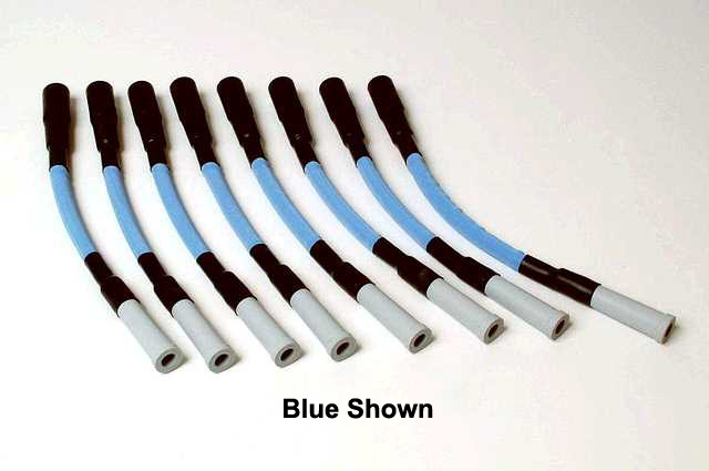Ignition Wires - Hot Stuff Blue Set Of 8, All LSx Series Engines Corvette and Camaro